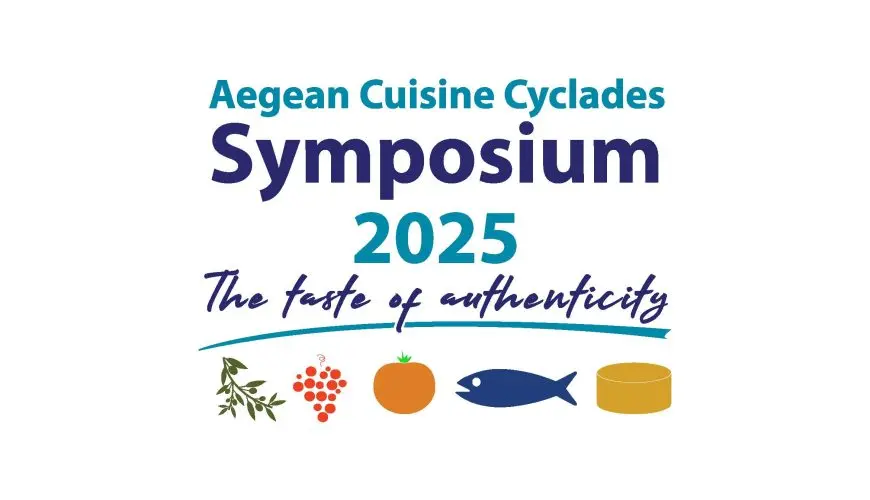 Logotypo symposium 2025 with symbols icons